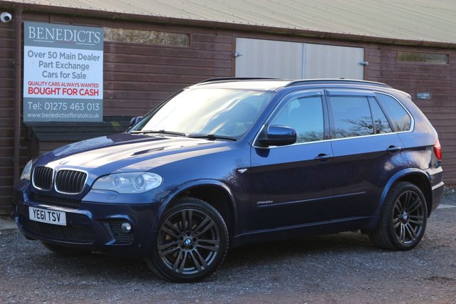 2011 61 BMW X5 3.0 XDRIVE30D M SPORT 5d 241 BHP