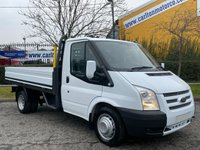 USED 2014 63 FORD TRANSIT 350 TDCi 100 DROPSIDE [ HYDRAULIC CRANE / HIAB ] HD DRW 
