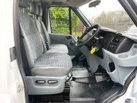 USED 2014 63 FORD TRANSIT 350 TDCi 100 DROPSIDE [ HYDRAULIC CRANE / HIAB ] HD DRW 