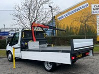 USED 2014 63 FORD TRANSIT 350 TDCi 100 DROPSIDE [ HYDRAULIC CRANE / HIAB ] HD DRW 
