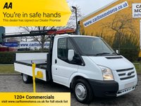 USED 2014 63 FORD TRANSIT 350 TDCi 100 DROPSIDE [ HYDRAULIC CRANE / HIAB ] HD DRW 