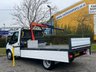 USED 2014 63 FORD TRANSIT 350 TDCi 100 DROPSIDE [ HYDRAULIC CRANE / HIAB ] HD DRW 