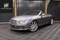 USED 2013 63 BENTLEY CONTINENTAL 6.0 GTC 2d 567 BHP FULL BENTLEY HIST, HUGE SPEC