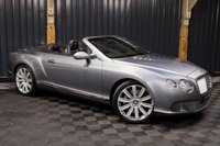 USED 2013 63 BENTLEY CONTINENTAL 6.0 GTC 2d 567 BHP FULL BENTLEY HIST, HUGE SPEC