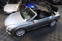 USED 2013 63 BENTLEY CONTINENTAL 6.0 GTC 2d 567 BHP FULL BENTLEY HIST, HUGE SPEC