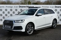 USED 2018 18 AUDI Q7 3.0 TDI QUATTRO S LINE 5d 269 BHP PANROOF/TECH PK TRAILER PK/21IN ALLOYS/TECH PK