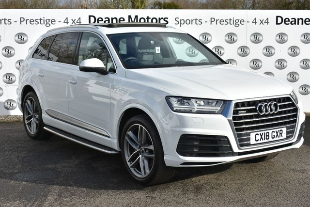 2018 18 Audi Q7 3.0 TDI QUATTRO S LINE 5d 269 BHP PANROOF/TECH PK