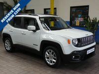 USED 2018 18 JEEP RENEGADE 1.4 LONGITUDE 5d 138 BHP SAT NAV PARKING SENSORS CRUISE