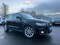 USED 2013 63 AUDI Q3 2.0 TDI SE 5d 138 BHP ONLY 2 FORMER KEEPERS FROM NEW+LOW MILEAGE+EXCELLENT CONDITION+FINANCE AND EXTENDED WARRANTY AVAILABLE ON THIS USED VEHICLE!!!
