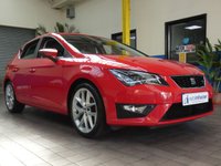 USED 2016 66 SEAT LEON 1.4 ECOTSI FR TECHNOLOGY 5d 150 BHP &pound;30 ROAD TAX SAT NAV PART LEATHER