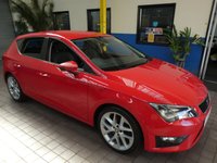 USED 2016 66 SEAT LEON 1.4 ECOTSI FR TECHNOLOGY 5d 150 BHP &pound;30 ROAD TAX SAT NAV PART LEATHER
