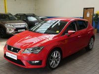 USED 2016 66 SEAT LEON 1.4 ECOTSI FR TECHNOLOGY 5d 150 BHP &pound;30 ROAD TAX SAT NAV PART LEATHER