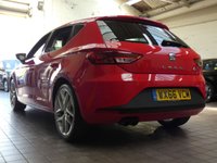 USED 2016 66 SEAT LEON 1.4 ECOTSI FR TECHNOLOGY 5d 150 BHP &pound;30 ROAD TAX SAT NAV PART LEATHER