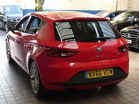 USED 2016 66 SEAT LEON 1.4 ECOTSI FR TECHNOLOGY 5d 150 BHP &pound;30 ROAD TAX SAT NAV PART LEATHER