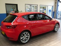 USED 2016 66 SEAT LEON 1.4 ECOTSI FR TECHNOLOGY 5d 150 BHP &pound;30 ROAD TAX SAT NAV PART LEATHER