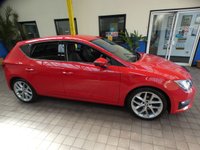 USED 2016 66 SEAT LEON 1.4 ECOTSI FR TECHNOLOGY 5d 150 BHP &pound;30 ROAD TAX SAT NAV PART LEATHER