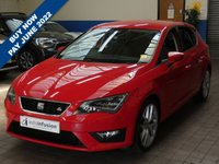USED 2016 66 SEAT LEON 1.4 ECOTSI FR TECHNOLOGY 5d 150 BHP &pound;30 ROAD TAX SAT NAV PART LEATHER