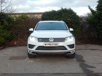 USED 2015 15 VOLKSWAGEN TOUAREG 3.0 V6 R-LINE TDI BLUEMOTION TECHNOLOGY 5d 259 BHP 2 Owners-Heated Steering Wheel