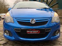 USED 2012 61 VAUXHALL CORSA 1.6 VXR 3d 189 BHP 2011/61reg VAUXHALL CORSA VXR - 1.6 TURBO - ARDEN BLUE METALLIC - 12 MONTHS FULL MOT - 1/2 LEATHER RECARO INTERIOR - 17 INCH VXR ALLOYS