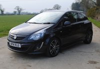USED 2014 14 VAUXHALL CORSA 1.4 BLACK EDITION 3d 118 BHP www.suffolkcarcentre.co.uk - Located at Ilketshall