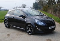 USED 2014 14 VAUXHALL CORSA 1.4 BLACK EDITION 3d 118 BHP www.suffolkcarcentre.co.uk - Located at Ilketshall