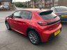 USED 2020 20 PEUGEOT 208 50 kWh ALLURE 5d 135 BHP VERY LOW MILES, ONE OWNER