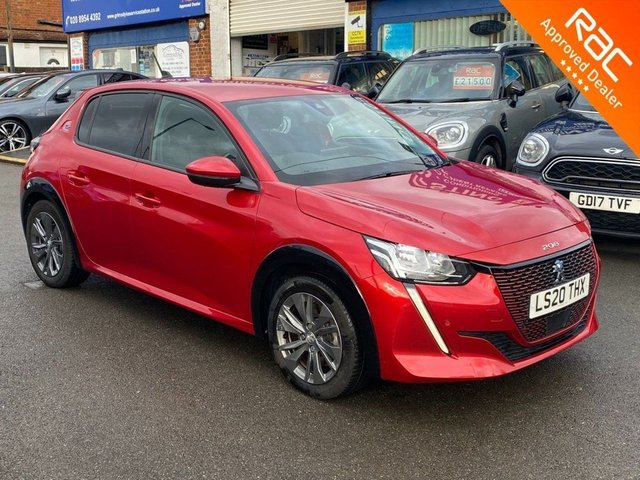 2020 20 Peugeot 208 50 kWh ALLURE 5d 135 BHP