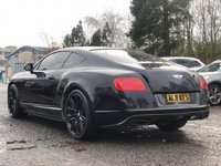 USED 2013 63 BENTLEY CONTINENTAL 6.0 GT SPEED 2d 616 BHP REVERSING CAMERA + COOLING SEATS +   ELECTRIC SEATS +  MASSAGING SEATS +  DVD VIDEO PLAYER +  TV TUNER +  DAYTIME RUNNING LIGHTS +  DUAL ZONE AUTOMATIC CLIMATE CONTROL +  CRUISE CONTROL +REVERSING CAMERA +  PRIVACY GLASS +  DAB RADIO +  TPMS +  AUTO TAILGATE +  SATELLITE NAVIGATION +  HEATED SIDE MIRRORS +  ELECTRICAL FOLDING SIDE MIRRORS +  KEYLESS ENTRY +  BENTLEY DESIGN CIGGERETTE ASHTRAY + CD PLAYER +