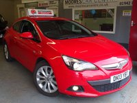 USED 2013 13 VAUXHALL ASTRA GTC 1.4 SRI S/S 3d 118 BHP STUNNING LOW MILEAGE EXAMPLE