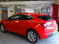 USED 2013 13 VAUXHALL ASTRA GTC 1.4 SRI S/S 3d 118 BHP STUNNING LOW MILEAGE EXAMPLE