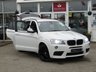 USED 2012 12 BMW X3 xDrive20d M Sport 5dr Step Auto [Prof Media] Finished in ALPINE WHITE with contrasting BLACK HEATED LEATHER. This BMW X3 is a comfortable and roomy family car that is easy to drive and comfortable. In short this is a sporty, spacious, and luxurious SUV. Features include Sat Nav, Pasrk Sensors, 19" Alloys, B/tooth, Heated Leather, Front Fogs and much more. Dealer serviced at 16327 miles and then at 23492 miles, 28593 miles, 44716 miles, 60208 miles, 66901 miles and at 73504 miles.