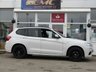 USED 2012 12 BMW X3 xDrive20d M Sport 5dr Step Auto [Prof Media] Finished in ALPINE WHITE with contrasting BLACK HEATED LEATHER. This BMW X3 is a comfortable and roomy family car that is easy to drive and comfortable. In short this is a sporty, spacious, and luxurious SUV. Features include Sat Nav, Pasrk Sensors, 19" Alloys, B/tooth, Heated Leather, Front Fogs and much more. Dealer serviced at 16327 miles and then at 23492 miles, 28593 miles, 44716 miles, 60208 miles, 66901 miles and at 73504 miles.