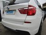USED 2012 12 BMW X3 xDrive20d M Sport 5dr Step Auto [Prof Media] Finished in ALPINE WHITE with contrasting BLACK HEATED LEATHER. This BMW X3 is a comfortable and roomy family car that is easy to drive and comfortable. In short this is a sporty, spacious, and luxurious SUV. Features include Sat Nav, Pasrk Sensors, 19" Alloys, B/tooth, Heated Leather, Front Fogs and much more. Dealer serviced at 16327 miles and then at 23492 miles, 28593 miles, 44716 miles, 60208 miles, 66901 miles and at 73504 miles.