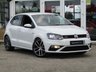 USED 2016 16 VOLKSWAGEN POLO 1.8 GTI 5d 189 BHP Finished in PURE WHITE with contrasting Retro cloth trim. This Polo is quick and great fun to drive. The Polo is one of the best selling and popular small cars around. It is very comfortable and practical, with a distinct upmarket feel to it. Features include 17" Alloys, DAB, 2 Keys, B/Tooth, Daytime Run Lights and much more. VW Dealer serviced at 11536 miles, 18211 miles, 18873 miles, 41292 miles, 51292 miles and at 60852 miles.