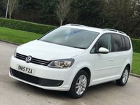 USED 2015 15 VOLKSWAGEN TOURAN 2.0 SE TDI BLUEMOTION TECHNOLOGY 5d 138 BHP FULL HISTORY INCLUDED TIMING BELT !
