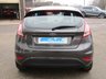 USED 2015 65 FORD FIESTA 1.2 ZETEC 3d 81 BHP Finished in Magnetic Grey METALLIC with contrasting GREY Cloth interior trim. This Fiesta is a small family 3 door car that you can really enjoy driving. Economical and cheap to run, stylish to look at and some great features. Specification includes, B/Tooth, Alloys, Air Con, Heated front Screen and much more, makes this a must for the first time driver or small family. Dealer serviced at 8035 miles, 16304 miles, 23966 miles, 34000 miles, 41774 miles and on arrival at 49948 miles.