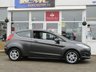 USED 2015 65 FORD FIESTA 1.2 ZETEC 3d 81 BHP Finished in Magnetic Grey METALLIC with contrasting GREY Cloth interior trim. This Fiesta is a small family 3 door car that you can really enjoy driving. Economical and cheap to run, stylish to look at and some great features. Specification includes, B/Tooth, Alloys, Air Con, Heated front Screen and much more, makes this a must for the first time driver or small family. Dealer serviced at 8035 miles, 16304 miles, 23966 miles, 34000 miles, 41774 miles and on arrival at 49948 miles.