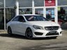 USED 2016 16 MERCEDES-BENZ CLA 2.1 CLA 200 D AMG LINE 5d 134 BHP Finished in CIRRUS WHITE with contrasting LEATHER ALCANTARA SPORTS interior. This four door coupe is like a stylish mini CLS. It has a big boot and high tech safety features inc Front and Rear Park Sensors. Other features inc Front and Rear Parking sensors, Leather Alcantara trim, B/TOOTH, &pound;30 ROAD TAX, 18" Alloys, Cruise and much more. Dealer serviced at 19267 miles, 36542 miles, 46052 miles and on arrival at 58882 miles.