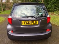 USED 2012 61 TOYOTA VERSO-S 1.3 VVT-I TR 5d AUTO 98 BHP  1 LADY OWNER//ONLY 23,000 MILES//REAR PARKING CAMERA AND SENSORS//X8 TOYOTA MAIN DEALER SERVICE STAMPS AUTO 98 BHP 1 LADY OWNER//ONLY 23,000 MILES//REAR PARKING CAMERA AND SENSORS//X8 TOYOTA MAIN DEALER SERVICE STAMPS