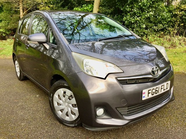 2012 61 Toyota Verso-S 1.3 VVT-I TR 5d AUTO 98 BHP  1 LADY OWNER//ONLY 23,000 MILES//REAR PARKING CAMERA AND SENSORS//X8 TOYOTA MAIN DEALER SERVICE STAMPS