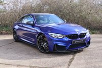 USED 2019 19 BMW M4 3.0 M4 COMPETITION 2d 444 BHP FULL CARBON EXTERIOR PACK, ALCANTARA AND CARBON STEERING WHEEL, ULTIMATE PACK.  STUNNING CAR WITH HUGE SPEC.