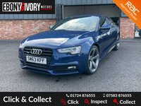 USED 2014 63 AUDI A5 2.0 SPORTBACK TDI QUATTRO BLACK EDITION S/S 5d 175 BHP FULLY SERVICED+1 YEAR MOT+BREAKDOWN COVER