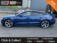 USED 2014 63 AUDI A5 2.0 SPORTBACK TDI QUATTRO BLACK EDITION S/S 5d 175 BHP FULLY SERVICED+1 YEAR MOT+BREAKDOWN COVER