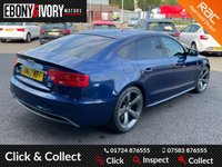 USED 2014 63 AUDI A5 2.0 SPORTBACK TDI QUATTRO BLACK EDITION S/S 5d 175 BHP FULLY SERVICED+1 YEAR MOT+BREAKDOWN COVER