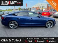 USED 2014 63 AUDI A5 2.0 SPORTBACK TDI QUATTRO BLACK EDITION S/S 5d 175 BHP FULLY SERVICED+1 YEAR MOT+BREAKDOWN COVER