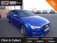 USED 2014 64 AUDI A5 2.0 TDI QUATTRO BLACK EDITION 2d 175 BHP FANTASTIC EXAMPLE+FULLY SERVICED+1 YEAR MOT+BREAKDOWN COVER