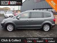 USED 2014 14 VOLKSWAGEN SHARAN 2.0 SEL TDI BLUEMOTION TECHNOLOGY DSG 5d 175 BHP FULLY SERVICED + 1 YEAR MOT