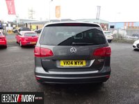 USED 2014 14 VOLKSWAGEN SHARAN 2.0 SEL TDI BLUEMOTION TECHNOLOGY DSG 5d 175 BHP FULLY SERVICED + 1 YEAR MOT