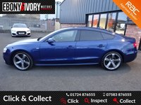 USED 2015 64 AUDI A5 2.0 SPORTBACK TDI QUATTRO BLACK EDITION PLUS 5d 175 BHP FULLY SERVICED+1 YEAR MOT+BREAKDOWN COVER