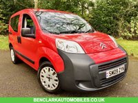 USED 2009 09 CITROEN NEMO 1.4 8V 5d 74 BHP ONLY 27,000 MILES//ULEZ COMPLIANT//2 OWNER//LONG MOT  1.4 8V 5d 74 BHP ONLY 27,000 MILES//ULEZ COMPLIANT//2 OWNER